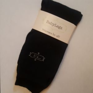 NWT Babylegs Black Ribbed
